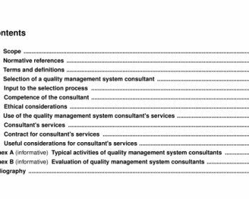 ISO 10019 pdf download - Guidelines for the selection of quality management system consultants and use of their services