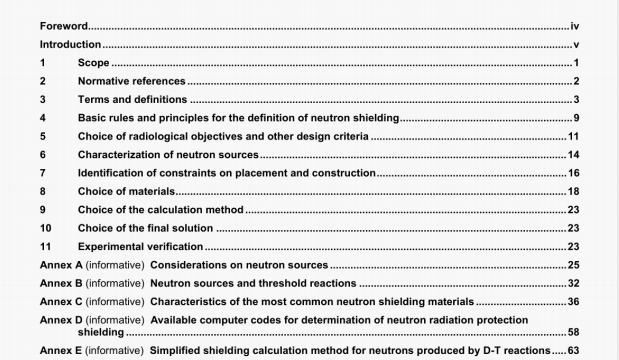 ISO 14152 pdf download - Neutron radiation protection shielding一 Design principles and considerations for the choice of appropriate materials