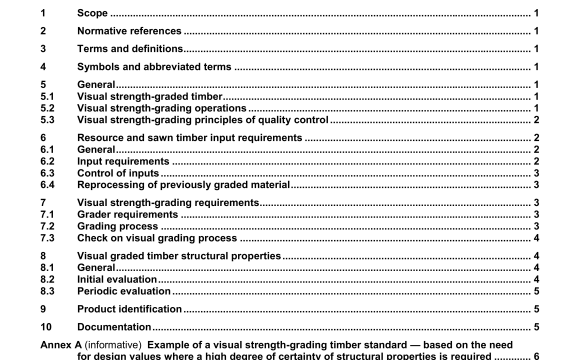 ISO 9709 pdf download - Structural timber - Visual strength grading— Basic principles