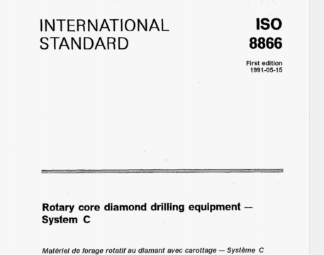 ISO 8866 pdf download - Rotary core diamond drilling equipment - System c