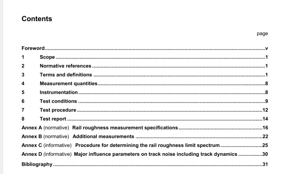 ISO 3095 pdf download - Railway applications - Acoustics —Measurement of noise emitted by railbound vehicles