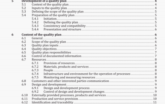ISO 10005 pdf download - Quality management-Guidelines for quality plans