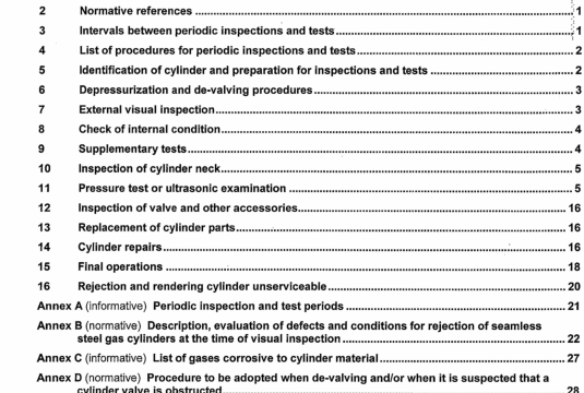 ISO 6406 pdf download - Gas cylinders -Seamless steel gas cylinders - Periodic inspection and testing