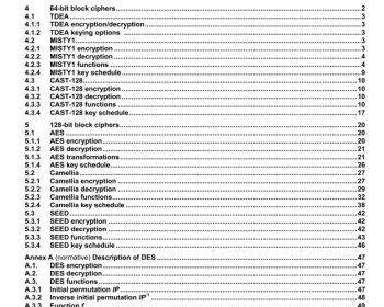 ISO 18033-3 pdf download - lnformation technology -Security techniques - Encryption algorithms一Part 3: Block ciphers