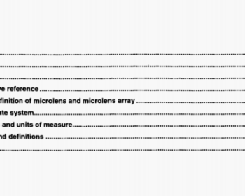 ISO 14880-1 pdf download - Optics and photonics Microlens arrays -Part 1: Vocabulary